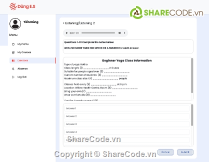 Source code quản lý học viên,Web quản lý học viên,Web quản lý sinh viên,Code quản lý học viên trung tâm ngoại ngữ